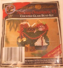 NIP Mill Hill Holiday Ornament Kit 1172 Beaded Santa's Sack