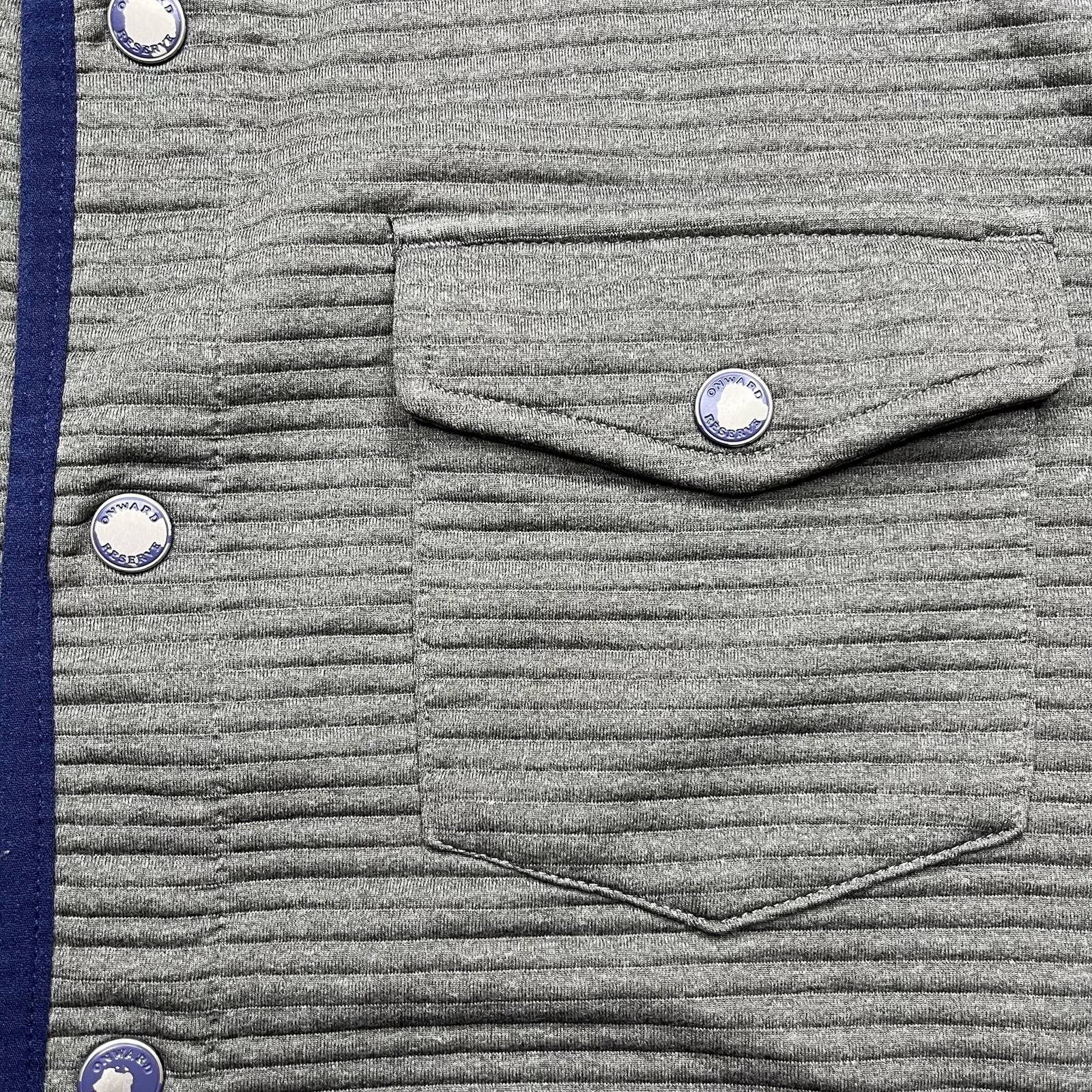 ONWARD RESERVE PERFORMANCE Full Snap Button Ribbe… - image 4