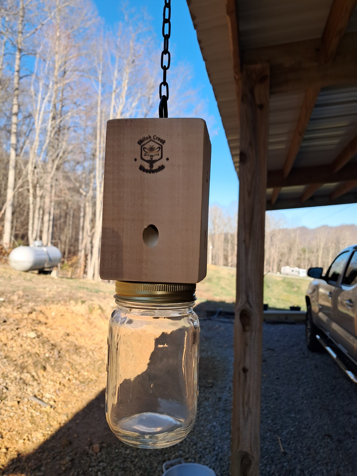 Handmade bee trap  must order (2) minimum  for free shipping