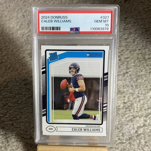 2024 DONRUSS FOOTBALL #327 CALEB WILLIAMS PSA 10