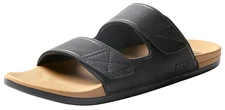 Reef Cushion Tradewind SL Slide Sandals - NWT Mens 12 Black / Tan - #48216-ZZ4