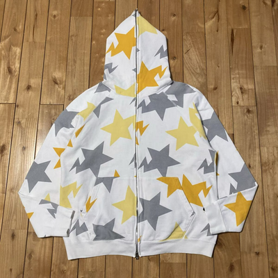 00s NIGO期 A BATHING APE スターフルジップパーカー エイプ Matsuyama Limited BAPE Sta Full Zip Hoodie APE STAR NIGO A Bathing