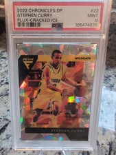 2022 Panini Chronicles Flux Cracked Ice-Stephen Curry /7 PSA 9-POP 1-NEVER SOLD!