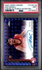 2025-26 TOPPS CHROME RC AUTO #TCAR-AN ASA NEWELL CHR RK AU-PURPLE /75 PSA 9 (SZS
