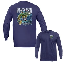 Weekend Bass Battle Fishing Outdoor Sports Long Sleeve