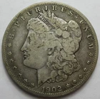 1902-S Silver Morgan Dollar -VF- (#430c)