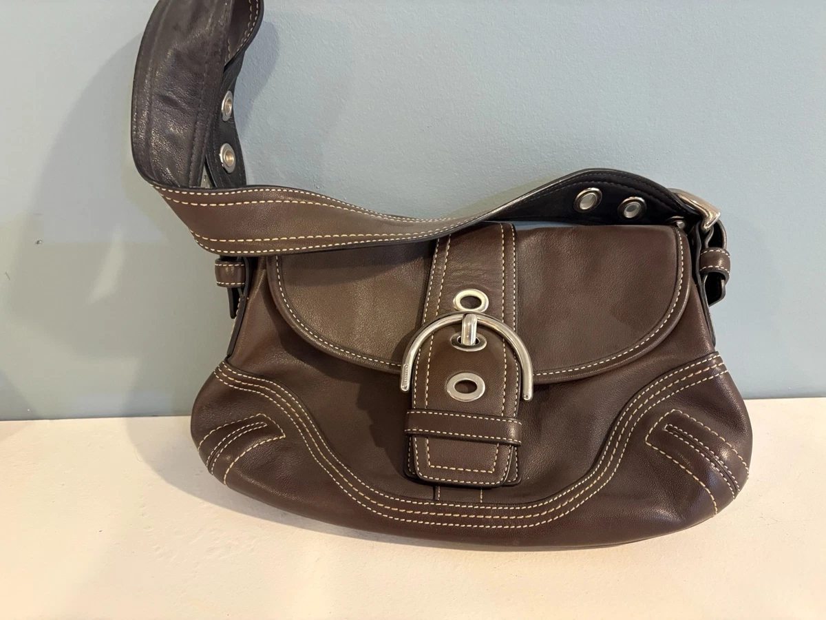 Coach Buckle Leather Exterior Bags & Handbags for Women for sale