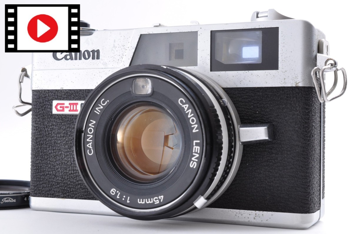 Canon Canonet QL19 GIII G3 35mm Rangefinder Film Camera Exc+5 From