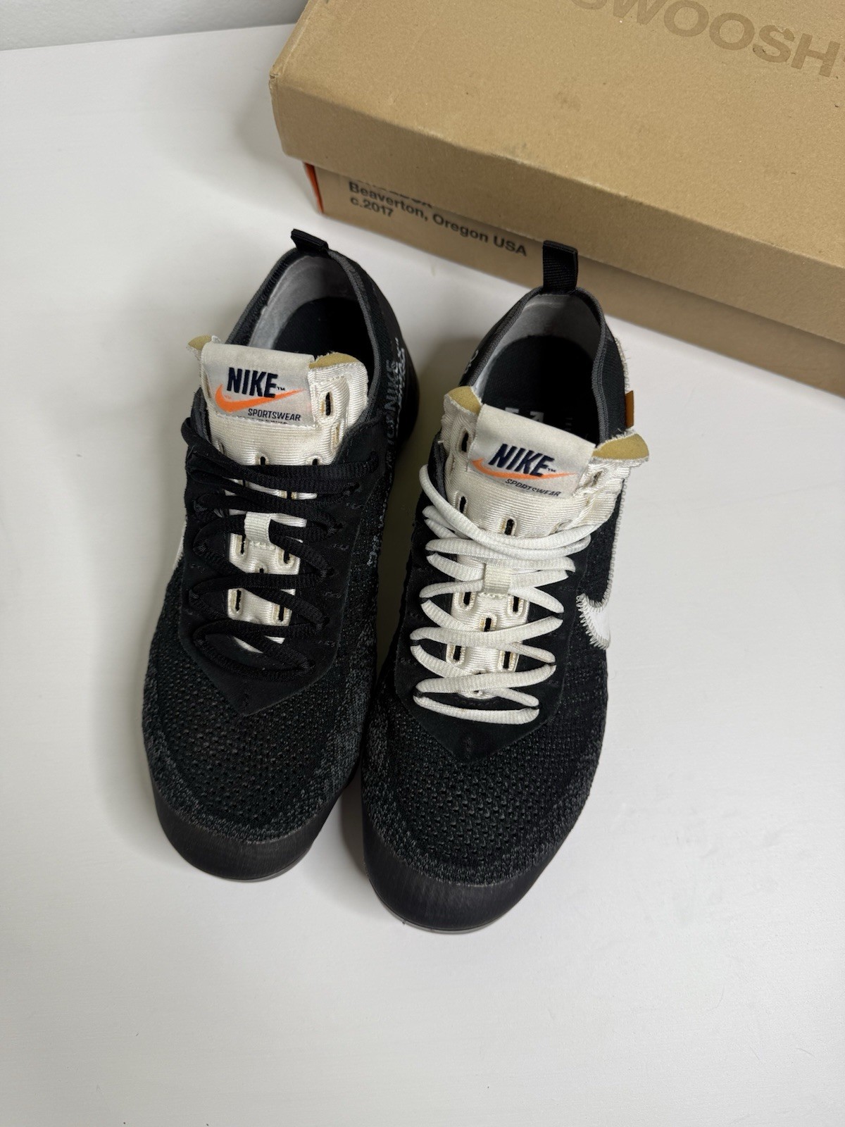 OFF WHITE X NIKE Taglia 8 5 Nike Off White x Air VaporMax The Ten