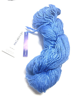 MALABRIGO SILKY MERINO YARN. 1 PK.  419 AZUL AZUL. I Combine Ship. Read Detail