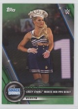2020 Topps WWE Women's Division SmackDown Green 65/75 Lacey Evans #9 0t2