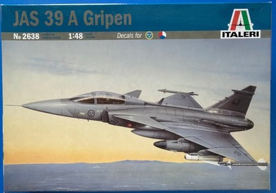 ITALERI 2638 JAS 39A GRIPEN MODEL KIT-NIB-1:48 SCALE