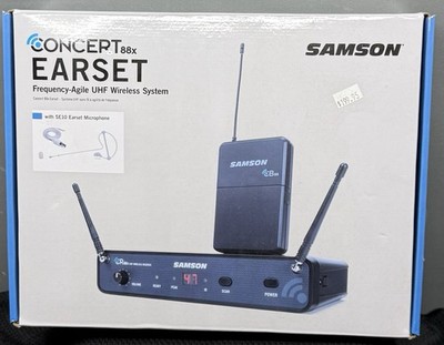 NEW / UNUSED SAMSON Concert 88x 100-Earset Frequency-Agile UHF Wireless System