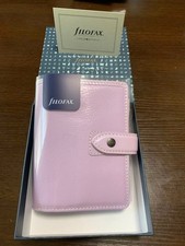 NEW Filofax Malden Mini 6 Orchid Full-grain premium leather Authentic