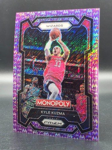 2023 Panini Monopoly Prizm Kyle Kuzma Purple Money Shimmer /50