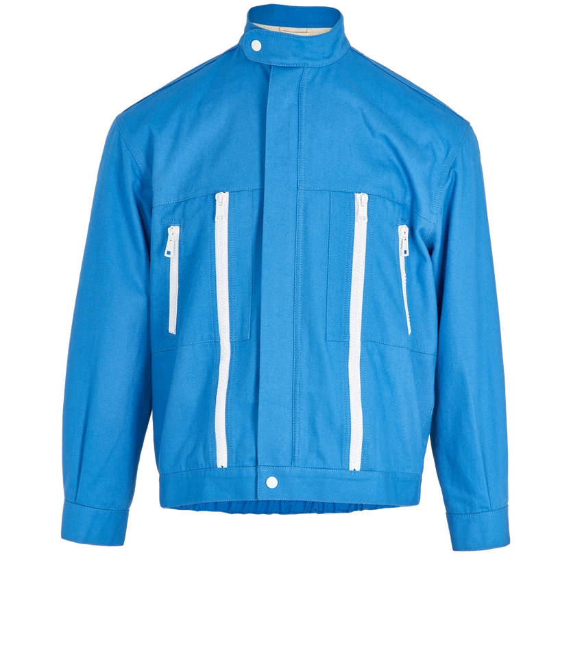 Gucci Hollywood Babylon Jacket Mens S Blue Cotton