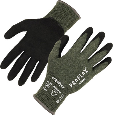 ProFlex 7042 Cut Resistant Work Gloves, ANSI A4, Contact Heat Resistant, Sandy N