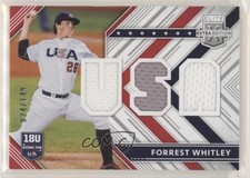 2018 Panini Elite Extra Edition USA Materials Silver 24/149 Forrest Whitley 0e2x