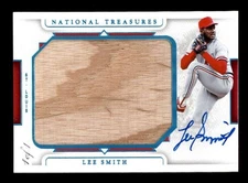 LEE SMITH 2024 NATIONAL TREASURES LEGENDARY GAME BAT AUTO MASTERPIECE #1/1 T6236