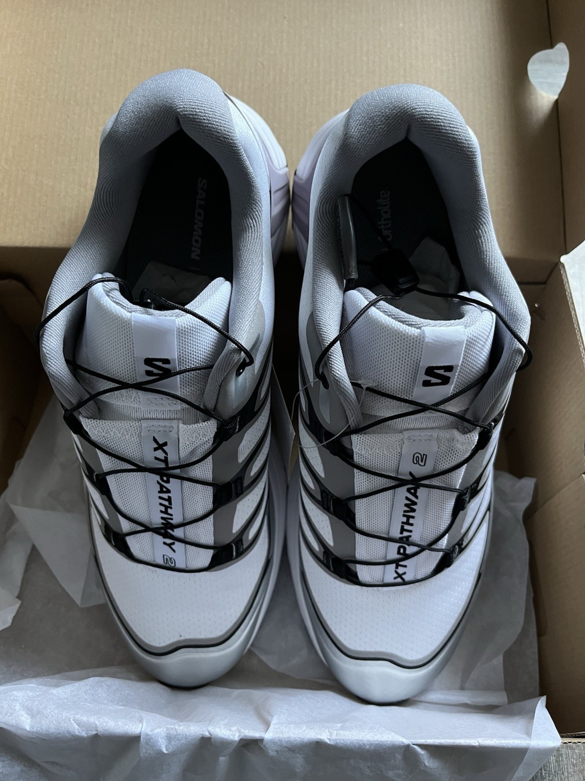 Salomon XT - Pathway 2 Trainers  White / Silver UK 9 New image 2