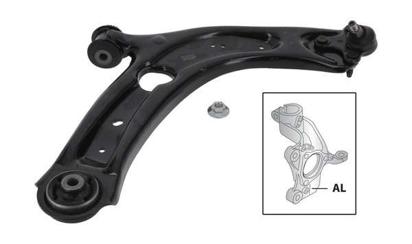 Querlenker Dreieckslenker Moog VO-WP-14950 Stahlblech Box FüR Vw Tiguan AD1 AX1-image