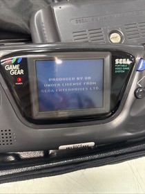 SEGA Game Gear Console with Games and Accessories - Tested and Working