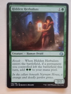 Hidden Herbalists - MTG - Aether Revolt - NM
