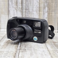 Pentax Zoom 90WR Black 35MM Point  Shoot Film Camera - For Parts/ Not Working