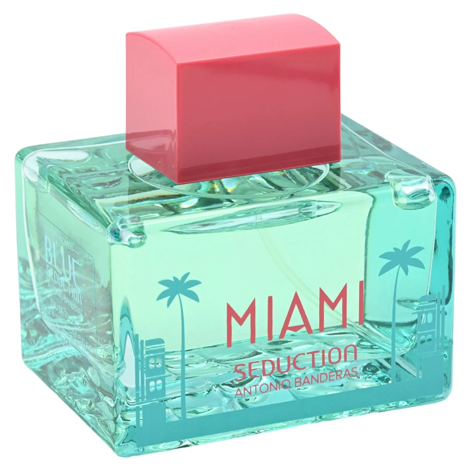 Miami Seduction por Antonio Banderas para mujer EDT 2,7 oz nuevo en caja Foto 3 de 4