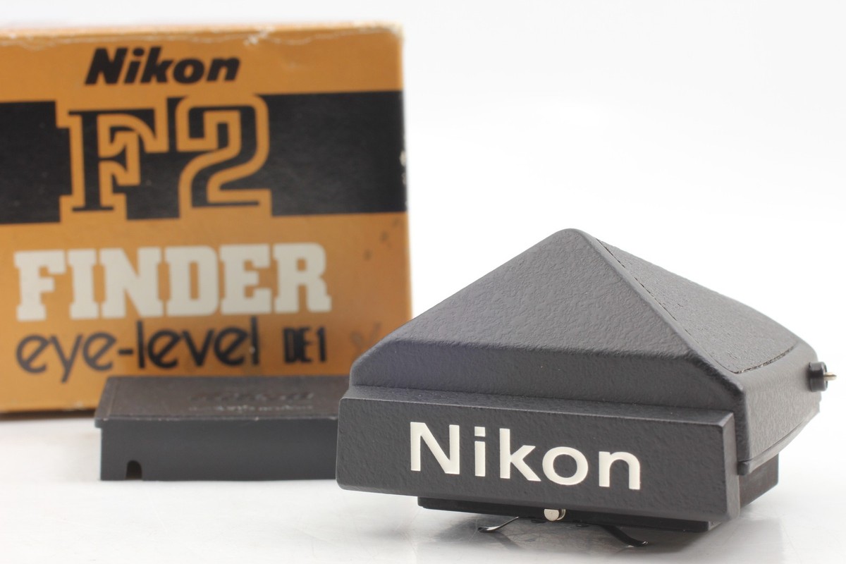 Unused w/BOX Titanium] Nikon DE-1 Eye Level Prism View