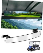 Golf Cart Rear View Mirror for EZGO Club Car Yamaha, Universal Panoramic