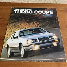 Ford Thunderbird Turbo Coupe only T-Bird GT 4 or 6 Page USA 1983 brochure