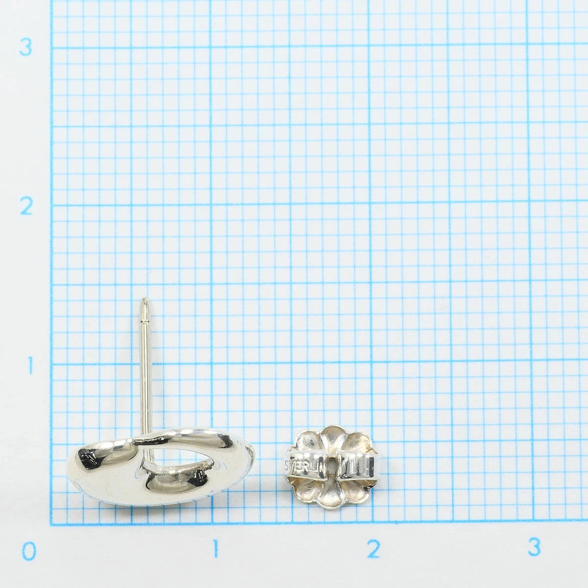 Tiffany & Co. Eternal Circle K14 14K Weißgold Silber Ohrringe Gewicht 2,5 g