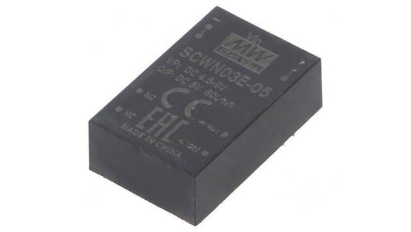 5904006762540 Przetwornica Dc/Dc 3W 4, 5-9VDC 5VDC Iwyj 600Ma SCWN03E-05 Mean WE-image