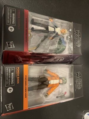 Star Wars Black Series 2 Figure Lot Of Ponda Baba Omega Kamino NIB