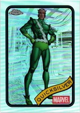 2025 MARVEL TOPPS CHROME BASE REFRACTOR PARALLEL #121 QUICKSILVER