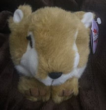 SWIBCO Puffkins Swifty the Brown Dear 1999 Plush Stuffed Animal NWT