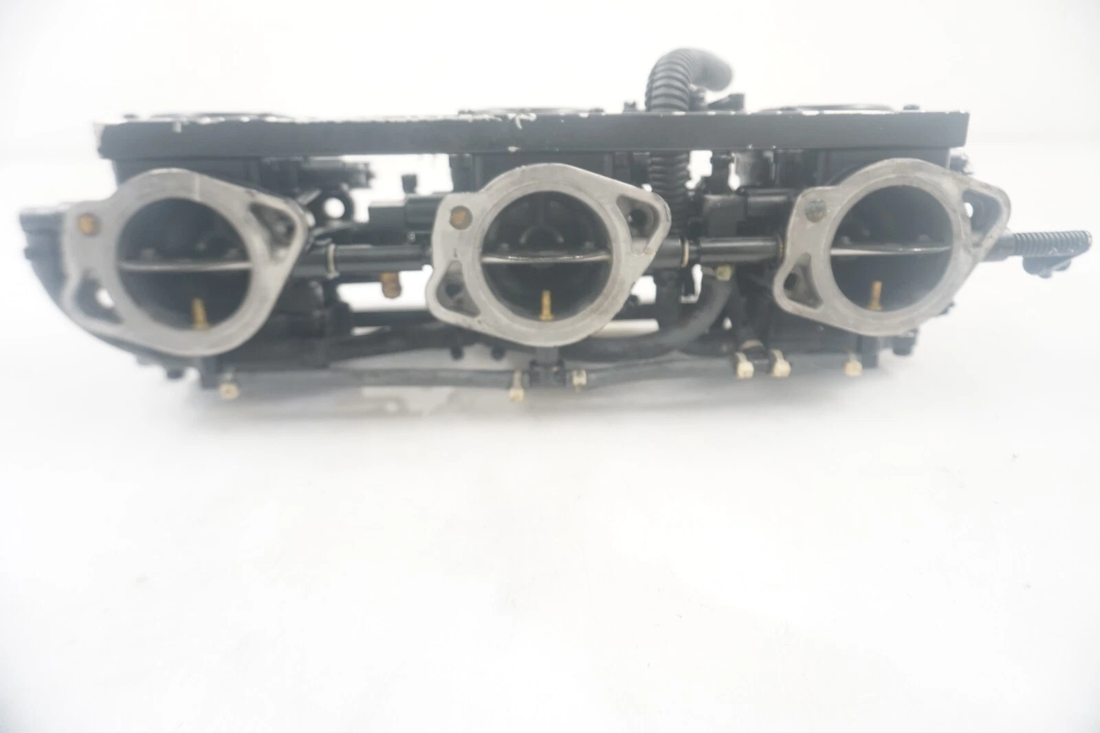 1996-1997 Kawasaki ZXI 1100 OEM Gas Fuel Intake Triple Barrel Carburetor Ass'y