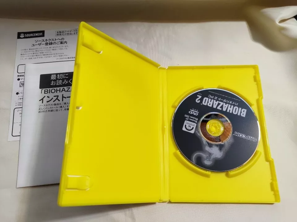 BIOHAZARD 2 PC Windows 2000 / XP DVD software slim package source next Used JP - Image 2 of 4