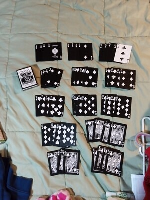 Bicycle Black Tiger Deck Playing Cards Poker 808. Nice Shape! | eBay