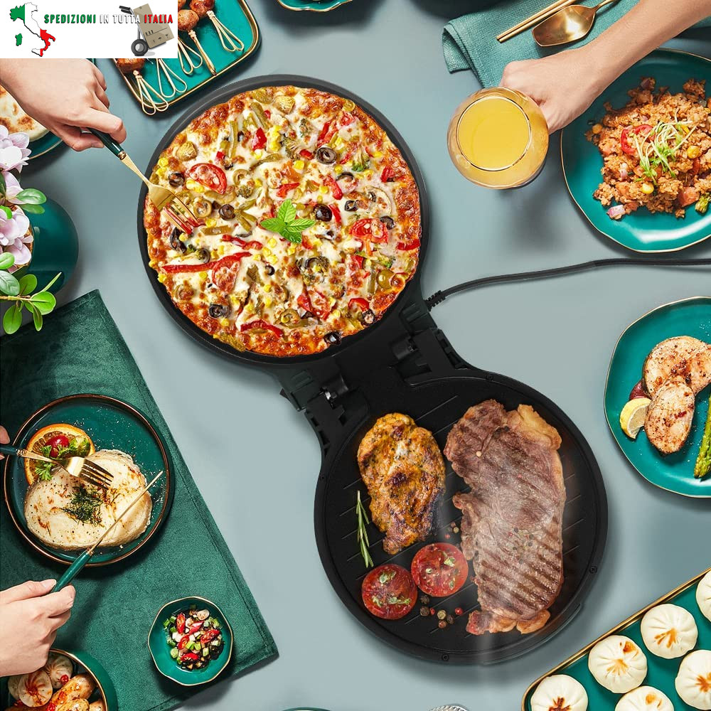 Waffle Multifunzione e Teppanyaki: Grill Integra per Grigliate Top - 4