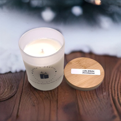Aydens Candles - White Eucalyptus Scented Candle #189