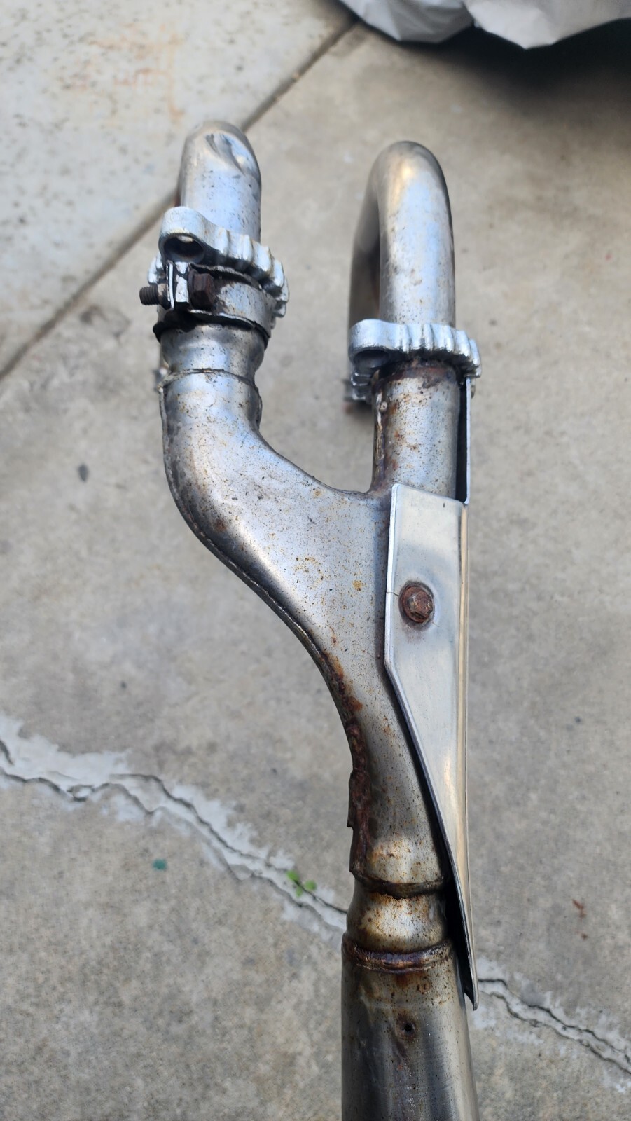 1978 Yamaha XS 1100 Special XS1100 left muffler exhaust pipe eBay