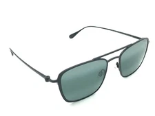 Maui Jim EBB&FLOW MJ 542-2M Polarized Matte Black Sunglasses Mirrored 54-20 145