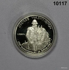 1982 S GEORGE WASHINGTON 90% SILVER HALF PROOFS COA AND BOXES GEM CONDITION!!