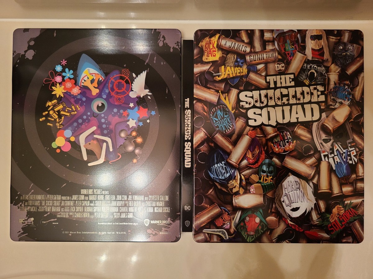 DC Comics The Suicide Squad 4K STEELBOOK (4K/Blu-ray, 2021) Best