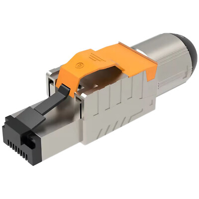 Netzwerkstecker RJ45 Stecker Cat8 CAT8.1 1x Steckverbinder werkzeuglos geschirmt