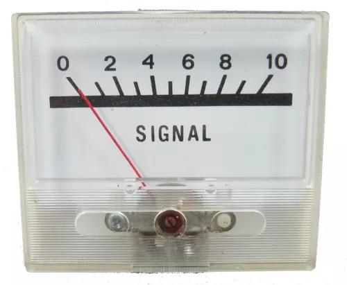 2 Inch Panel Meter: 0-1mA Movement: Great for QRP and Other Homebrew Projects.