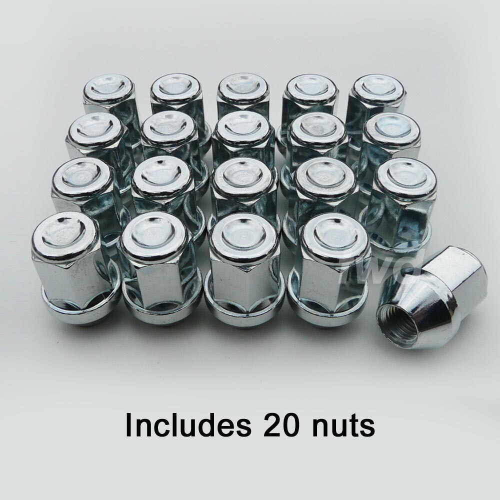 20x ALLOY WHEEL NUTS FOR NISSAN NAVARA / PATHFINDER (M12x1.25) LUG BOLT