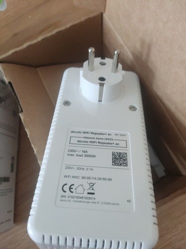 DEVOLO WIFI REPEATER+ AC, 2 PORTS ETHERNET MT:3047 - Photo 4/4